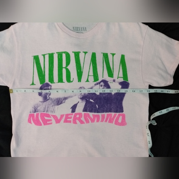 UO - Nirvana Alexa Baby Tee in Pink - Picture 5 of 11